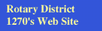 The website for District 1270